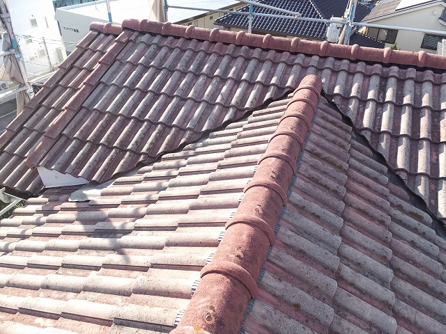 取り直し前の棟